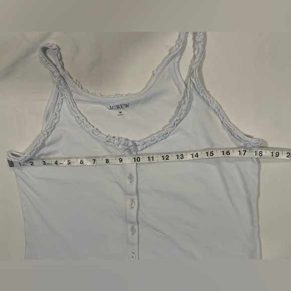 J.Crew | Broken in Jersey Button Front Tanks | M - Picture 4 of 6